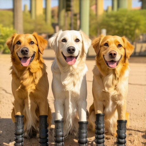 3 Mobility Assistance Dogs Arizona Bootie Drills for 2026 Heat