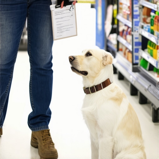 How to Stop Your Service Dog from Sniffing Everything in the Grocery Aisle